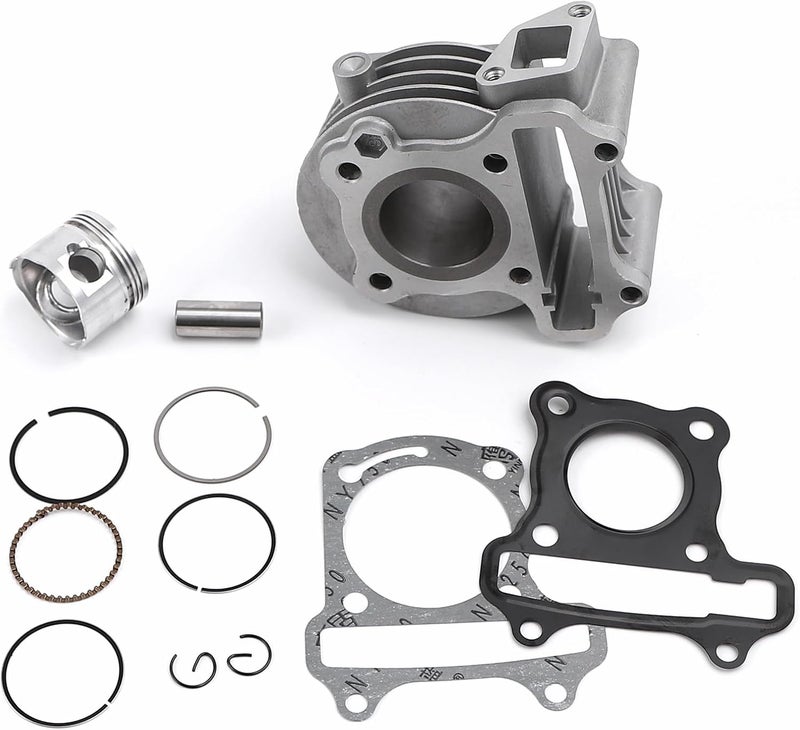 Minho Cylinder Top End Rebuild Kit with Piston Ring Gasket for Chinese GY6 50CC 139QMA 139QMB Engine,39mm 1.54'' taotao - Image 4